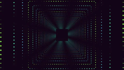 Dynamic colored dots pattern in black and white 스톡 동영상 311588214