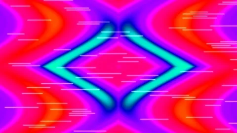 Dynamic colorful abstract tech background with flowing gradient wave patterns Stock Footage 336532455