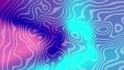 Dynamic colorful abstract wave patterns with vibrant neon hues Stock Footage 313416768
