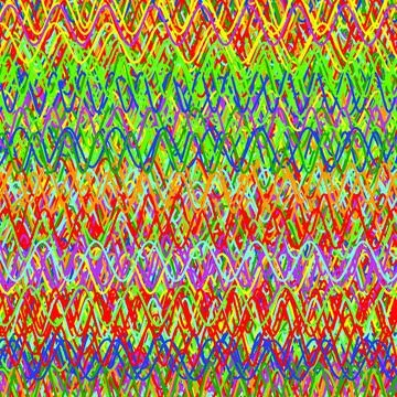 Dynamic colorful background of flowing sinusoidal waves with varying amplit.. Stock Photos