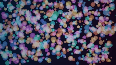 Dynamic Colorful Circles Abstract Background Stock Footage 325367168