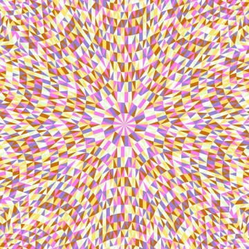 Dynamic colorful circular tiled pattern background design Illustrazione stock