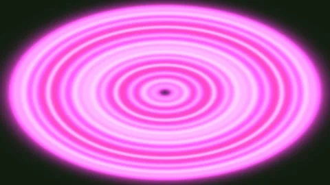 Dynamic, colorful concentric circles pulse and shift in a mesmerizing visual Stock Footage 324884746