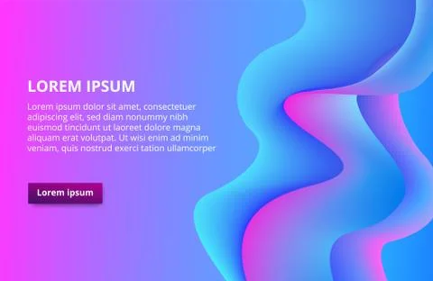 Dynamic colorful gradient background Stock Illustration