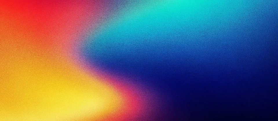 Dynamic colorful gradient wave on dark textured background イラスト素材