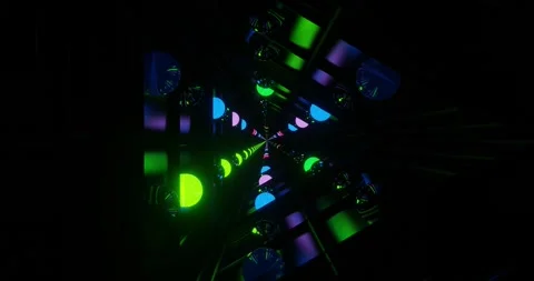 Dynamic colorful light patterns create an engaging seamless loopi Stock Footage 315917362