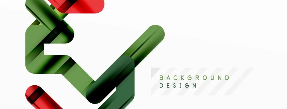 Dynamic colorful lines minimal abstract background Illustrazione stock