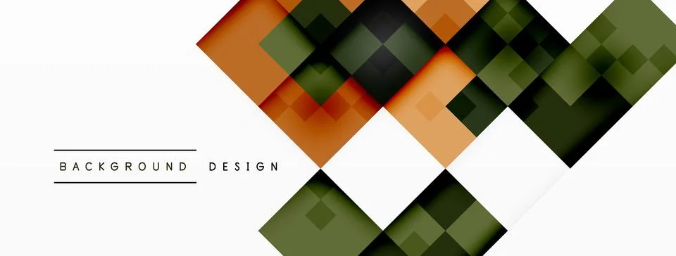 Dynamic colorful squares background. Vector Illustration For Wallpaper, Banner 스톡 일러스트