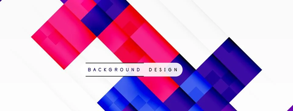 Dynamic colorful squares background. Vector Illustration For Wallpaper, Banner 스톡 일러스트
