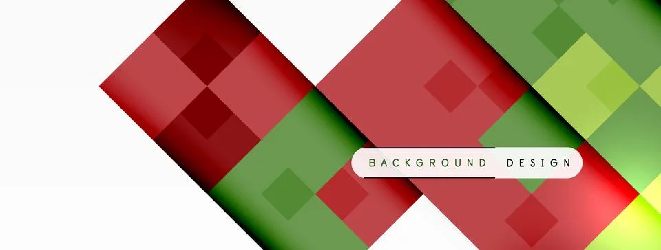 Dynamic colorful squares background. Vector Illustration For Wallpaper, Banner Stock Illustration