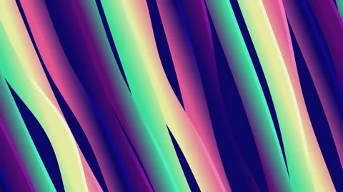Dynamic colorful stripes moving in abstract background Video stock 330447467