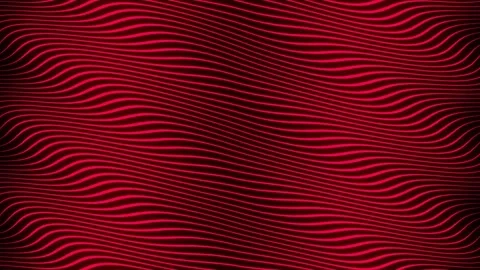 Dynamic Colorful Wave Patterns Animation. Red Stock Footage 276711357