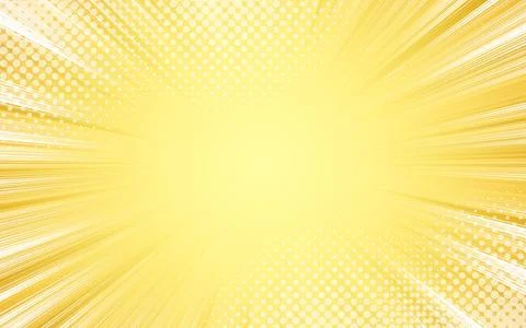 Dynamic Comic Book Style Frame with Pop Art Burst. vector illustration. Stock Illustration