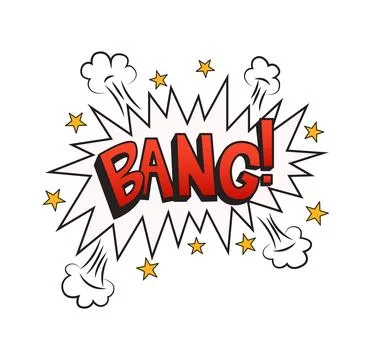 Dynamic Comic Explosion Text Illustration Stock Illustration