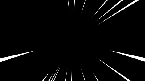 Dynamic comic speed line animation concept for action scenes. Video stock 336618534