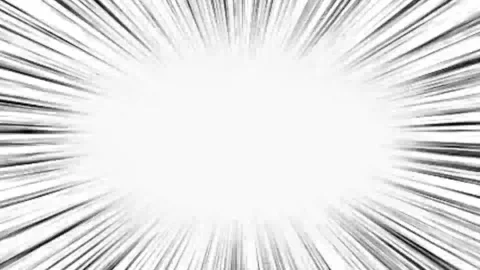 Dynamic Comic Speed line loop Radial Background. Anime Speed line backdrop. Video stock 301872634