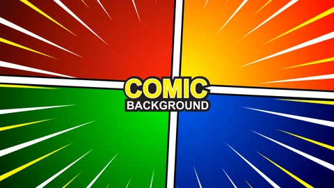 Dynamic comic style background animation Stock Footage 332719976