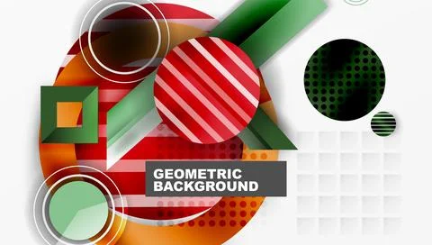 Dynamic complex geometric abstract background Illustrazione stock