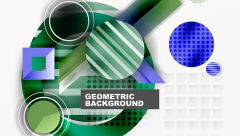 Dynamic complex geometric abstract background Illustrazione stock