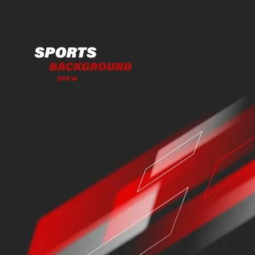 Dynamic composition diagonal rectangular shapes in red and white semi-transpa Stock Illustration