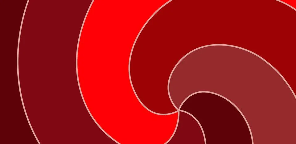 A dynamic composition featuring curved lines and segmented areas Stock Illustration