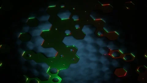 Dynamic Composition of Geometric Shapes Loop Animated Stock Footage 321879803