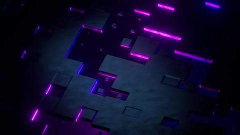 Dynamic Composition of Geometric Shapes Loop Animated Stock Footage 321879806