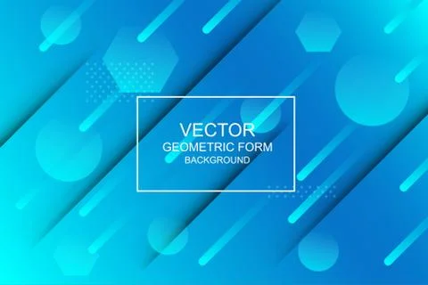 Dynamic composition. Modern design 3d flow shape Stock Illustration