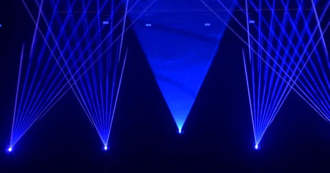 Dynamic concert stage lighting Stock Footage 62316123