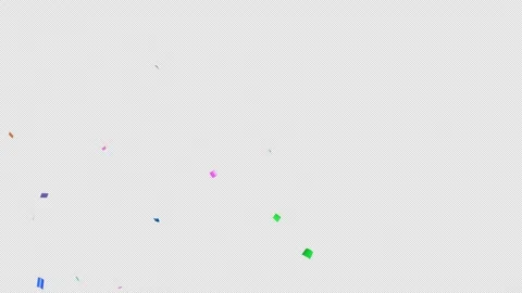 Dynamic Confetti Explosion 4 Clip Alpha Pack Stock Footage 328337442