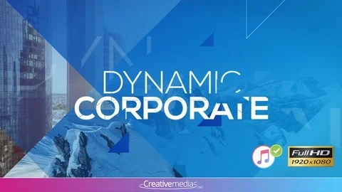 Dynamic Corporate Presentation – After Effects Template After Effects素材