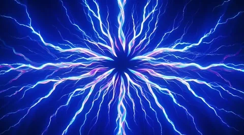 Dynamic cosmic background with galaxy and vertical light beams Stock Footage 331455944