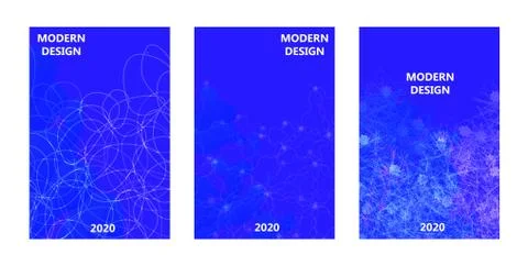 Dynamic cover abstract design background illustration poster. Brochure banner Stock Illustration