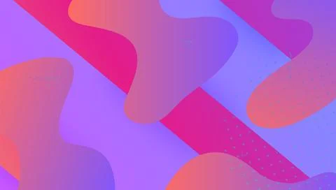 Dynamic Cover. Rainbow Element. Art Futuristic Shape. Trendy Fra Stock Illustration