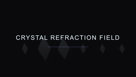 Dynamic crystal refraction energy field visualization abstract scientific b.. Stock Footage 337655950