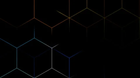 Dynamic cubic lines blue vertical geometric thin gradient going to infinity with Stock Footage 315364905