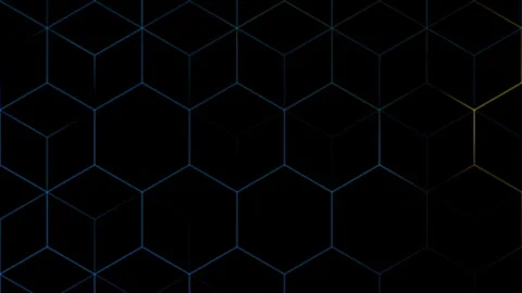 Dynamic cubic lines blue vertical geometric thin gradient going to infinity with Stock Footage 316492249