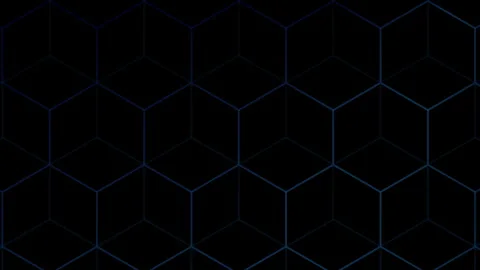Dynamic cubic lines blue vertical geometric thin gradient going to infinity with Stock Footage 319757760