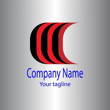 Dynamic Curves Logo Stock Illustration