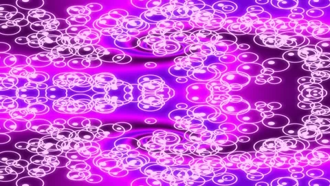 Dynamic cyan neon glow pattern: Abstract digital wave connectivity background Stock Footage 336268146
