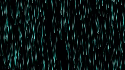 Dynamic cyan rain downpour motion background Stock Footage 346545711