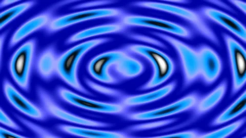 Dynamic cyan wave pattern: abstract liquid flow technology background loop Stock Footage 342158707