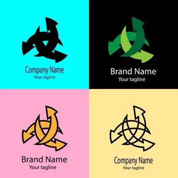 Dynamic Cycle logo Stock Illustration