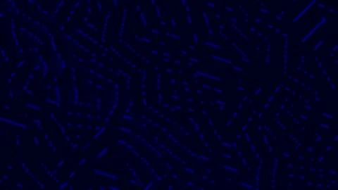 Dynamic Dark Blue Abstract Background Featuring Geometric Grid Pattern Stock Footage 313488335