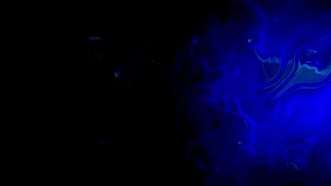 Dynamic Dark Blue Liquid Silk Flow Social Media Background 4K Stock Footage 347754217