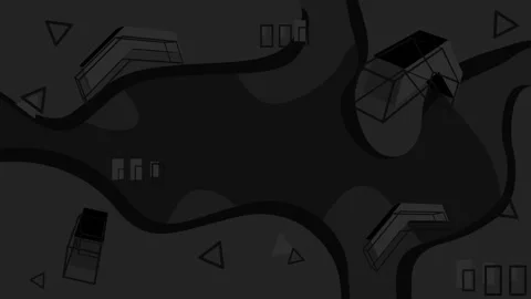 Dynamic dark gray abstract background 動画素材 308366640