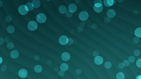 Dynamic dark teal background sparkling glowing dot, curved line abstract pattern Stock Footage 297957465