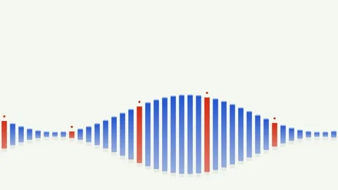 Dynamic Data Bar Graph Animation for Business and Finance Presentations 動画素材 334993148
