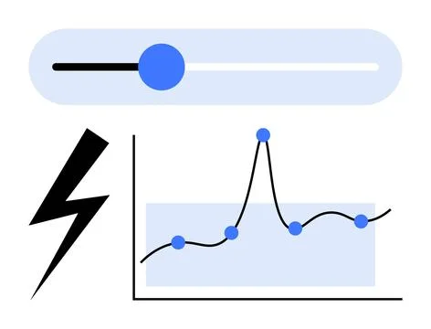 Dynamic Data Insights Analyzing Trends with Adjustable Parameters and Visua.. イラスト素材