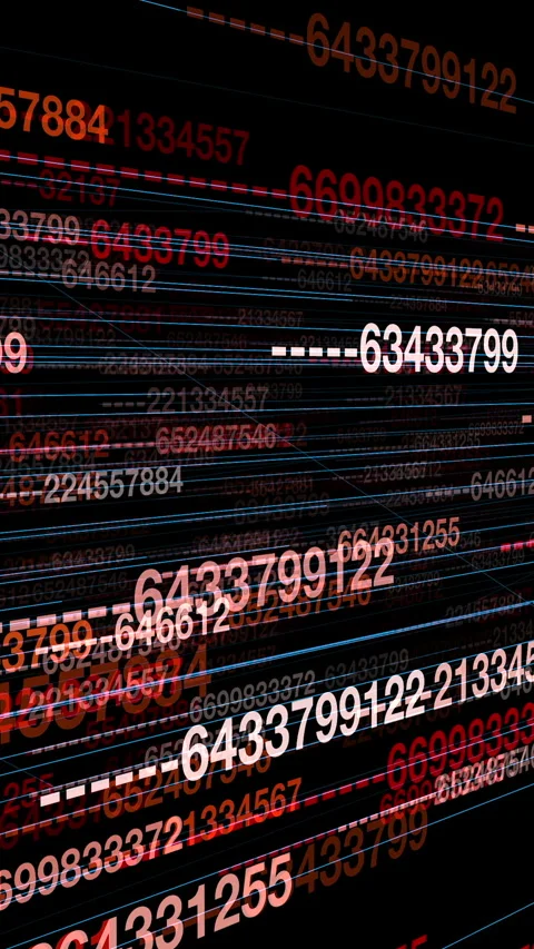 Dynamic Data Stream Visualization is an engaging way to represent Stock Footage 288654848